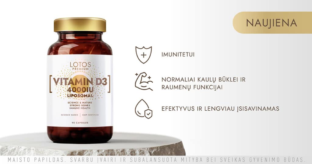 Liposominis vitaminas d3