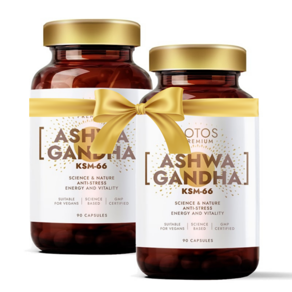 1+1 Ashwagandha (Ašvaganda), KSM-66 90 kapsulių