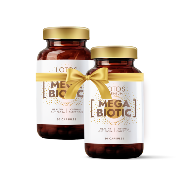 1+1 LOTOS PREMIUM MegaBiotic, 30 kapsulių