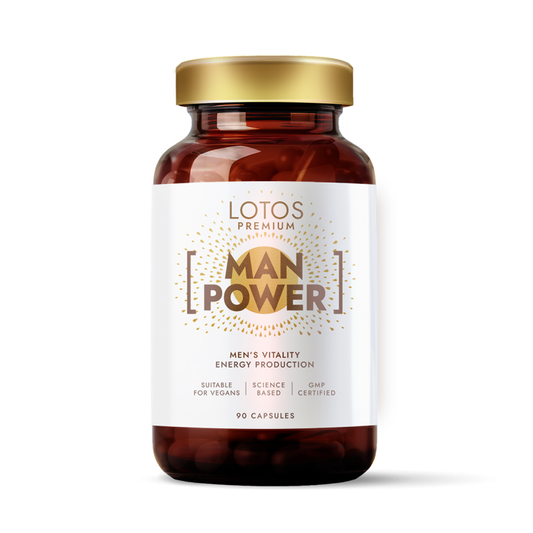 Maisto papildai vyrams su cinku ir selenu Lotos Premium Man Power