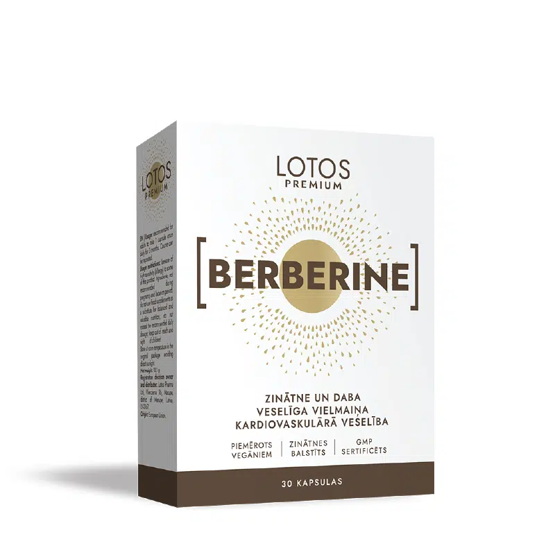 LOTOS PREMIUM_Berberine N30 (1) Lotos Premium berberinas